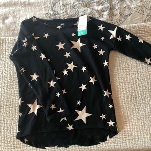 H&M girls NWT Basic long sleeve tee - Sz 10-11 Y